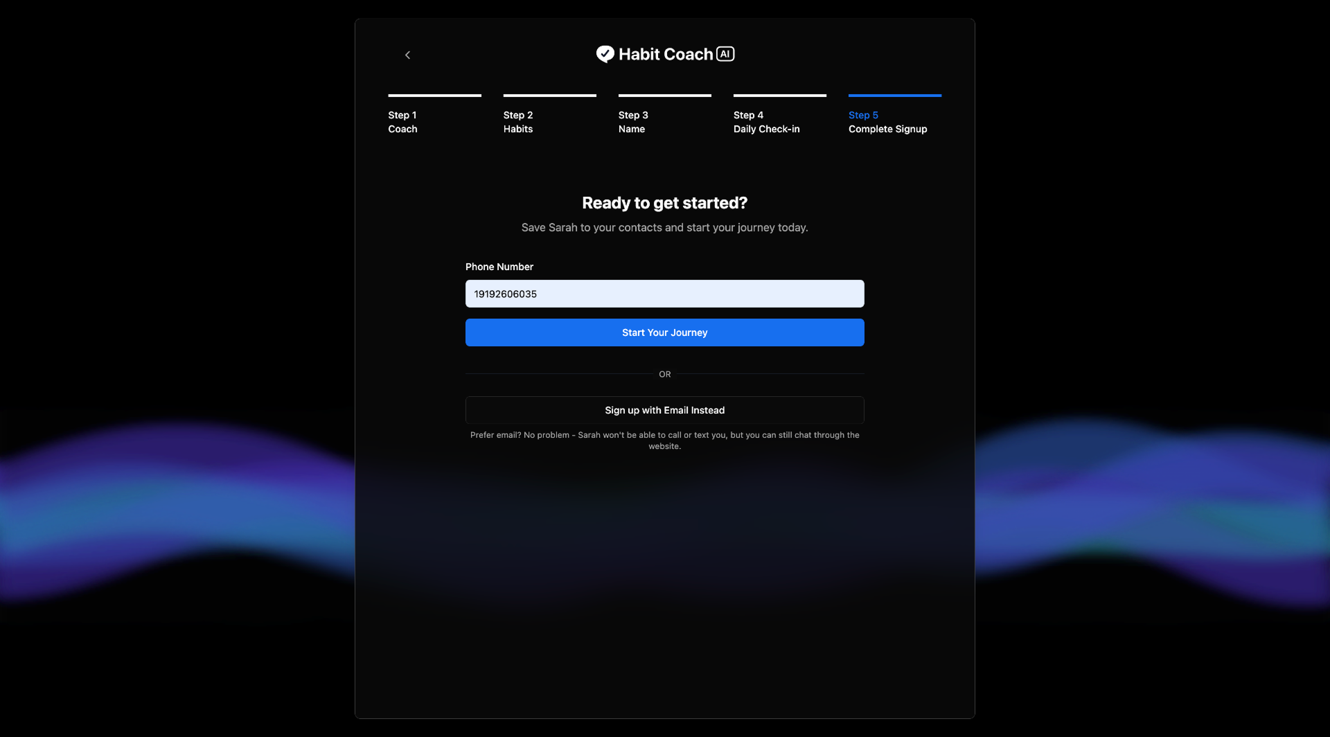 Revised flow screen 5